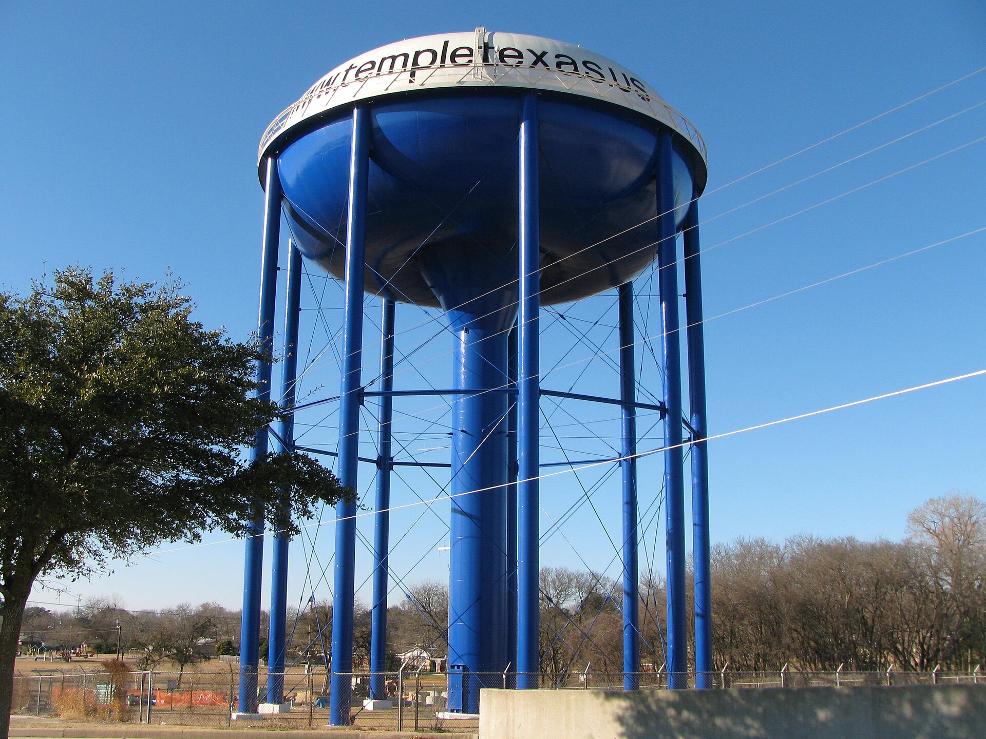 Temple, Texas water tower